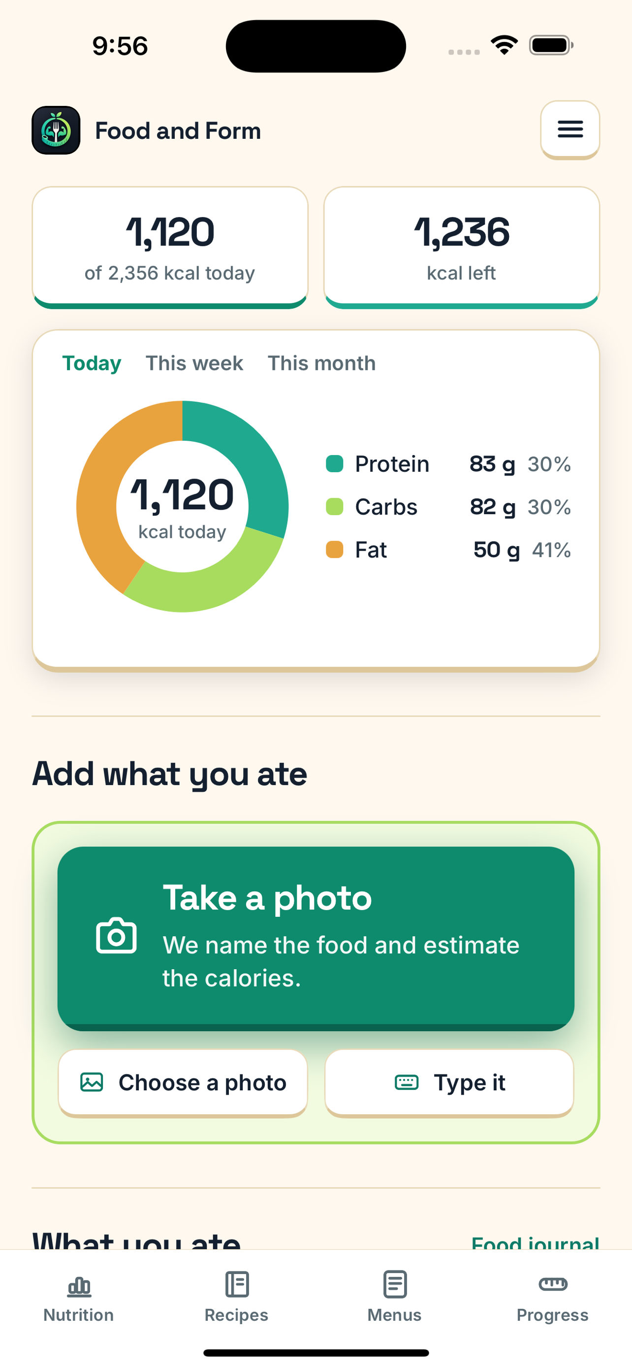 Food and Form screenshot 1